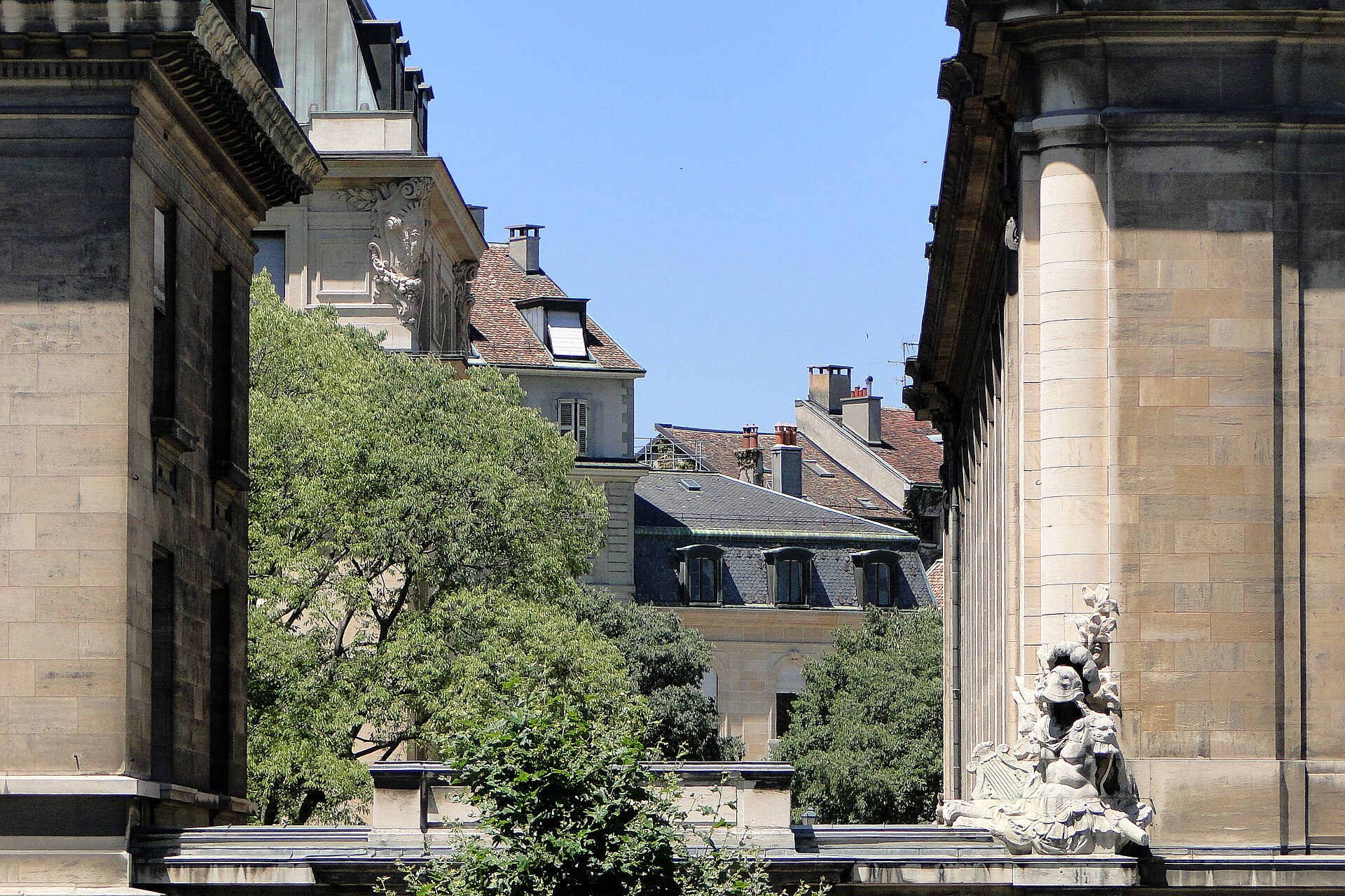 Geneva Old Town facade